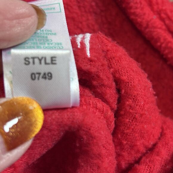 Okie Dokie Fleece Red Sleeper Boys Size 18m Zip Up Warm Footed Pajamas Race Car - Picture 11 of 16